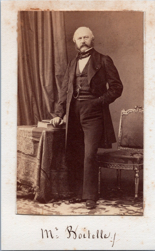 Symphor Boitelle Vintage Cdv Albumen Print. Symphor Casimir Joseph Boittelle, 