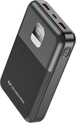 TECHSMARTER 20000mah 65W PPS USB-C PD Power Bank Samsung Super Fast Charging