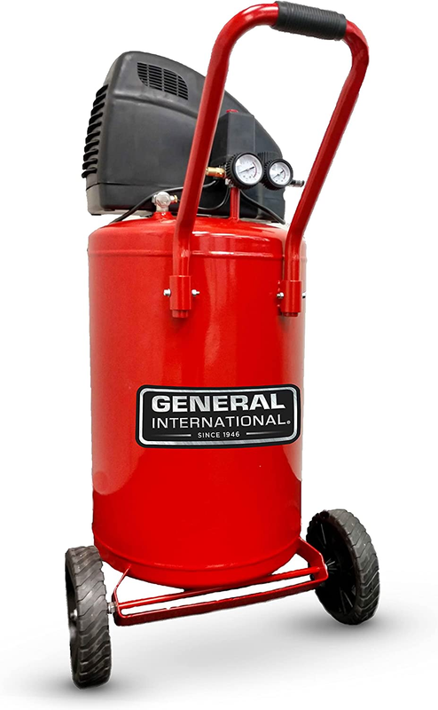 1.5HP 20 Gallon Portable Vertical Oil Free Electric Air Compressor - 120V