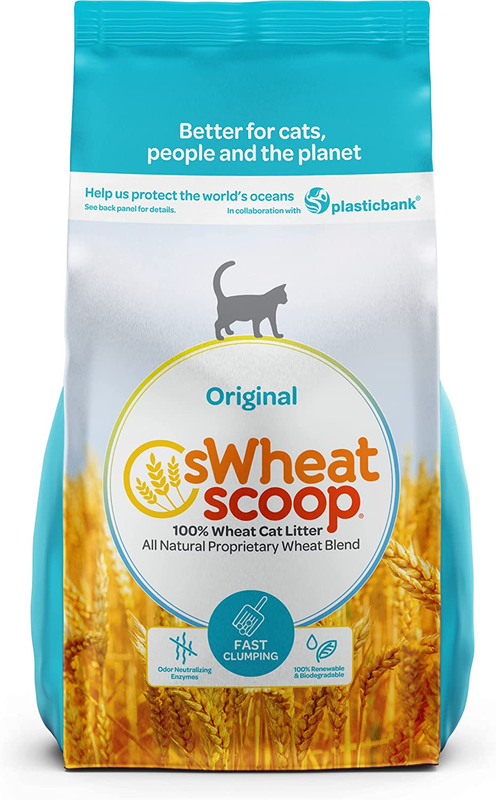 Wheat-Based Natural Cat Litter, (Packaging May Vary)