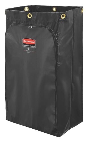 Rubbermaid 6187 BLA Commercial Heavy-Duty Fabric Cleaning Cart Bag 