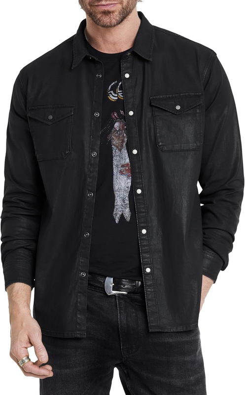 John Varvatos Mens Marshall Shirt