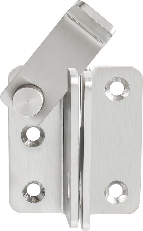 SAYAYO Shed Lock Gate Lock Door Bolt Lock for Wooden Gates,Black,40X45X25Mm