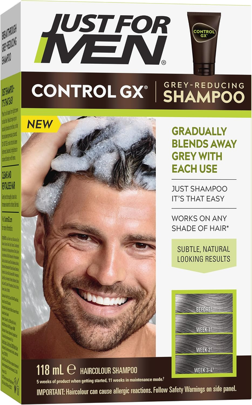 Control GX Grey Reducing Shampoo, All Shades, 118Ml