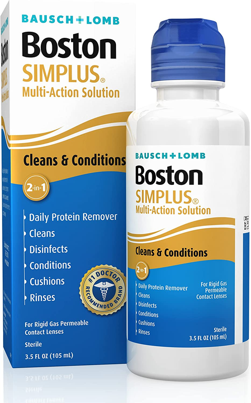 By Boston Simplus, For Gas Permeable Contact Lenses, 3.5 F