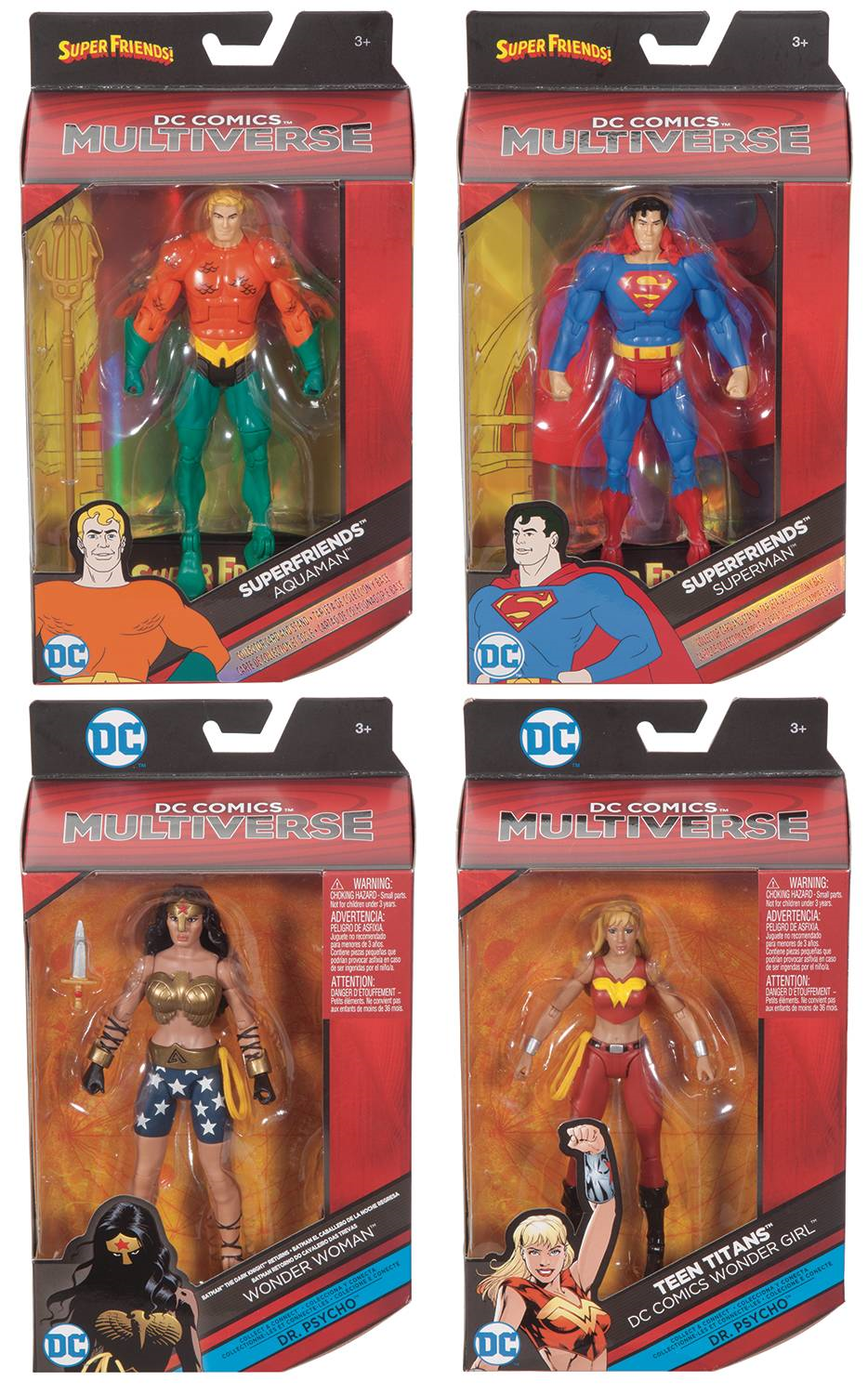 DC Theatrical Multi-Pack フィギュア 6体セット　新品 Dc Multiverse 6 inch Action Figure Case of 8 by Mattel | eBay