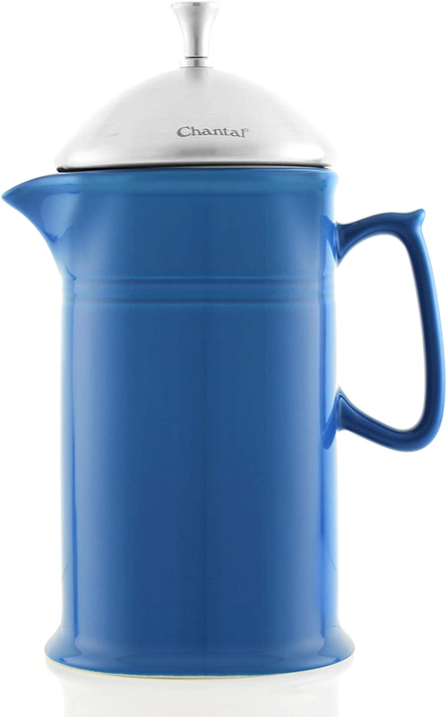With Stainless Steel Plunger And Lid, 28 Ounce Capacity,