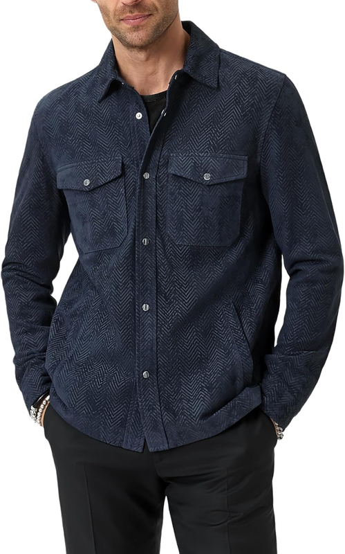 John Varvatos mens Jonah Shirt Jacket