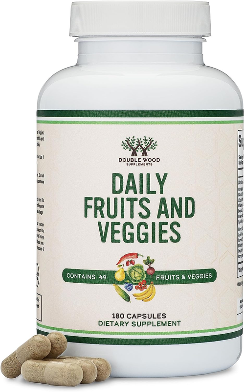 Fruits and Veggies Supplement (Daily Blend of 49 Different Fruits and Vegetables