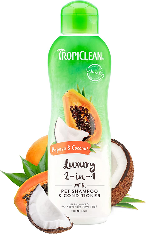 Champ&uacute; y Acondicionador Natural y Suave 2 en 1 para Perros 