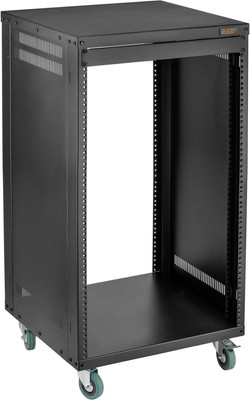 Auray ERS- 16U Steel Equipment Rack with 3 Casters (16 RU)
