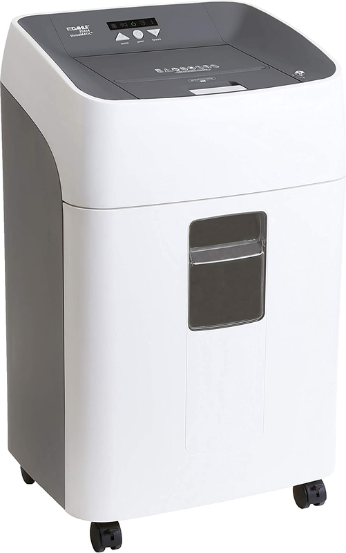 Shredmatic SM 300 Auto-Feed Paper Shredder, 300 Sheet Locking Bin, Oil-Free, Jam