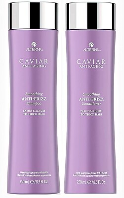 Alterna Caviar Anti-Aging Smoothing Anti-Frizz Shampoo & Conditioner 8.5 oz DUO