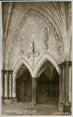 H.M. Office of Works, UK, Westminster's Abbey, Chapter House, Doorway of Ve