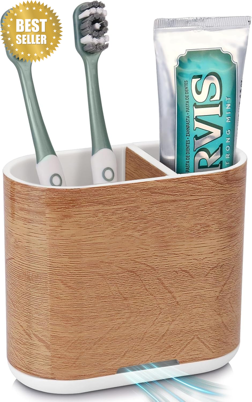 Toothbrush Holders for Bathroom Countertop, Electric Toothbrush and Toothpaste H