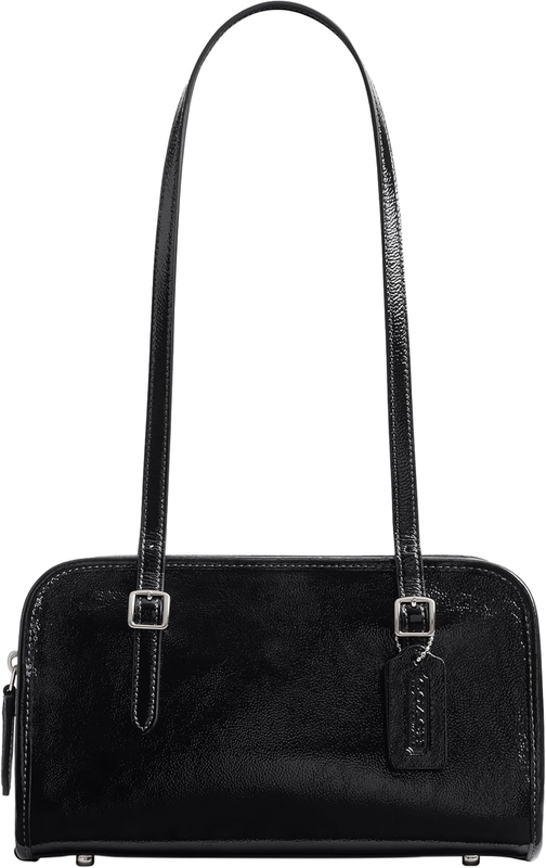 COACH The Originals Crinkle Patent Leather Swing Zip