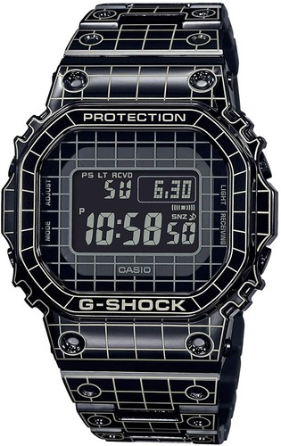 Pre-owned Casio G-shock Bluetooth Radio Wave Solar Gmw-b5000cs-1 Made In Japan