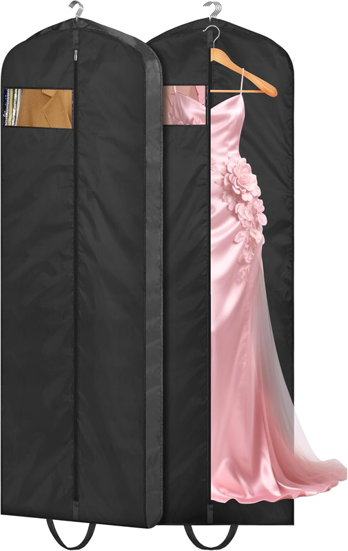 MISSLO 72" Wedding Dress Garment Bag Waterproof Garment Bags for Travel for Wome