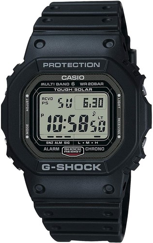 Pre-owned Casio G-shock Gw-5000u-1jf Solar Radio Multiband 6 Men's Watch In Box