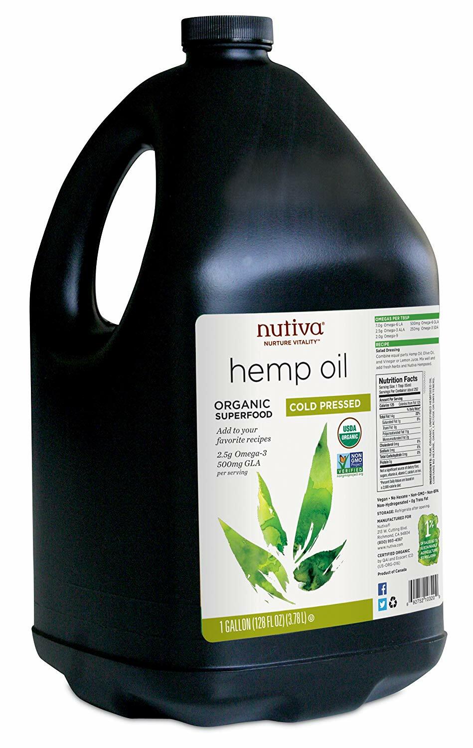 Cannabis Hemp Oil Drops 24 Ounces Pain Relief Anti-Inflammatory Joint Support