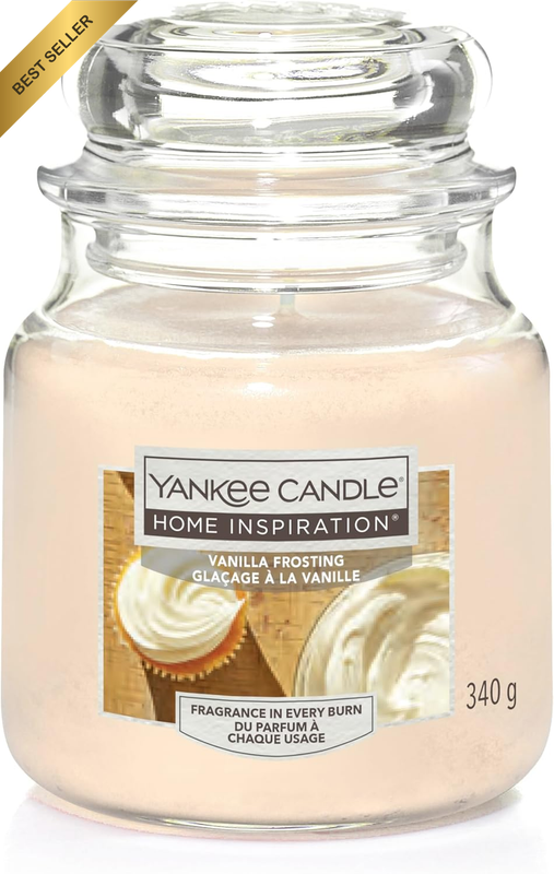 Home Inspiration Medium Jar Scented Candle, Vanilla Frosting