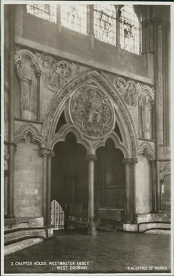H.M. Office of Works, UK, Westminster's Abbey, Chapter House, West Doorway 