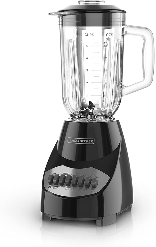 10-Speed Countertop Blender with 5-Cup Glass Jar - Black - BL2010BG