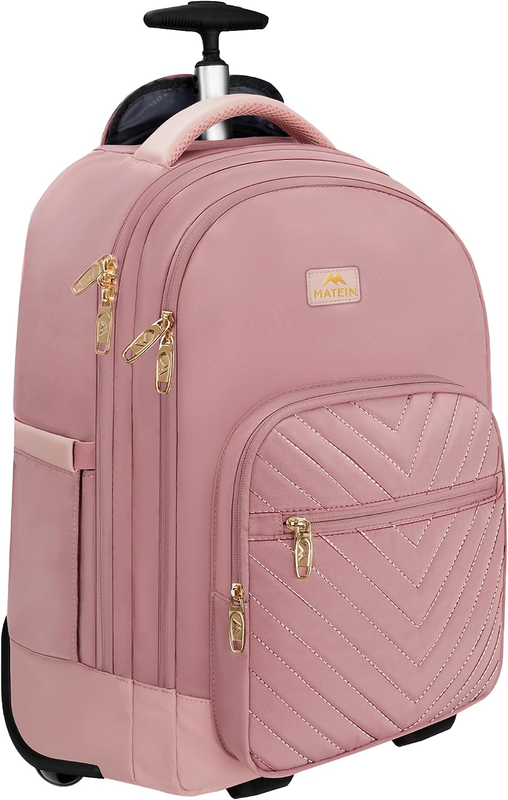 For Women, 17 Inch Travel Laptop Backpacks With Wheels, Larg