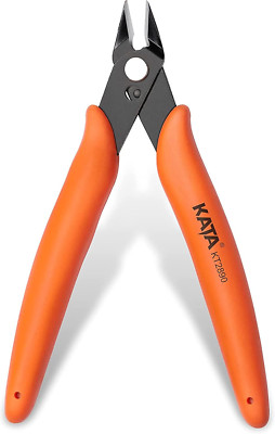 KATA 5 Inch Micro Wire Cutters, Precision Mini Flush Cutters and Clean Cut Plier