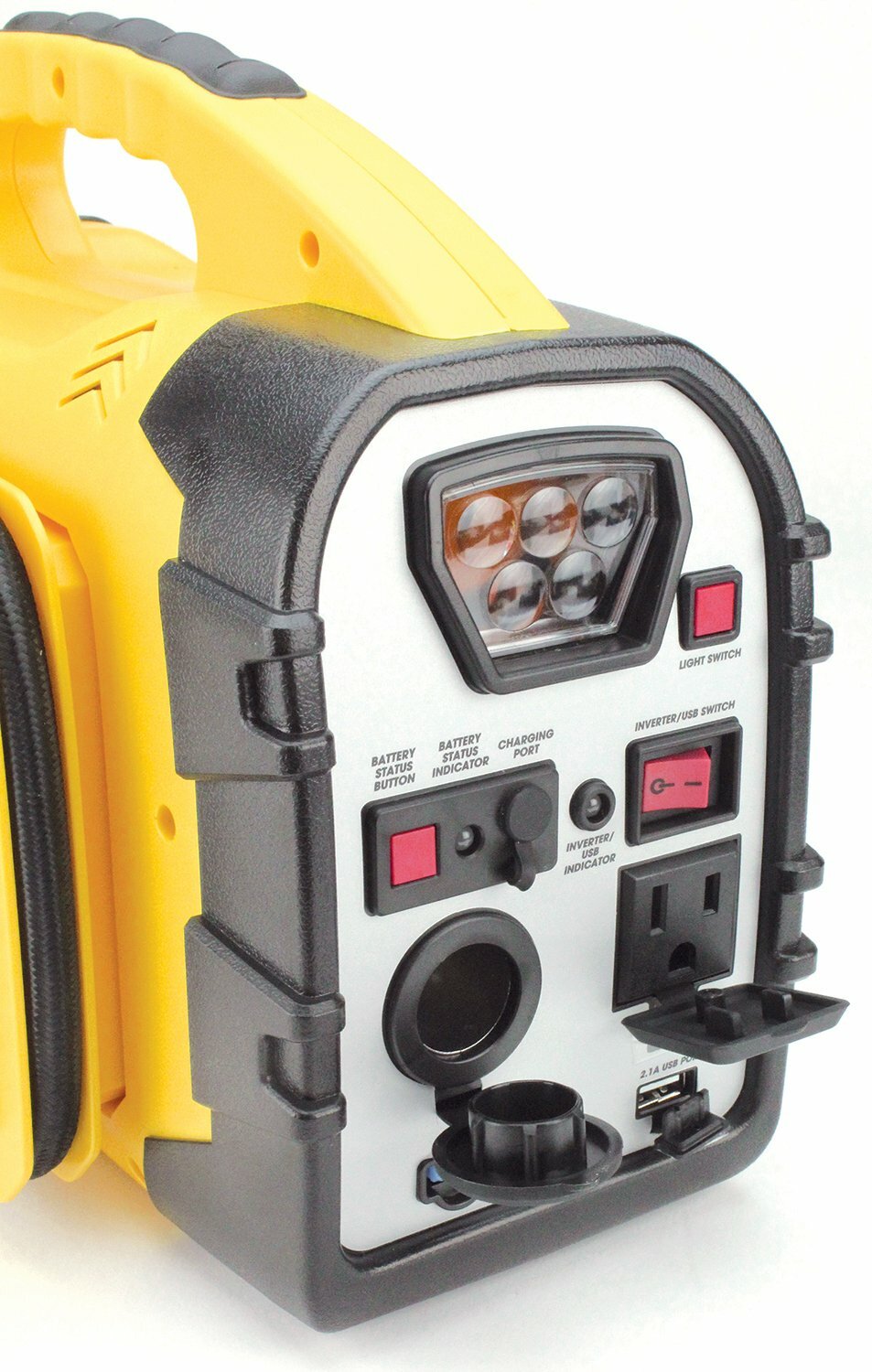 8 En 1 Generador De Arranque Para Bateria De Carro Inflador De Llanta Luz USB