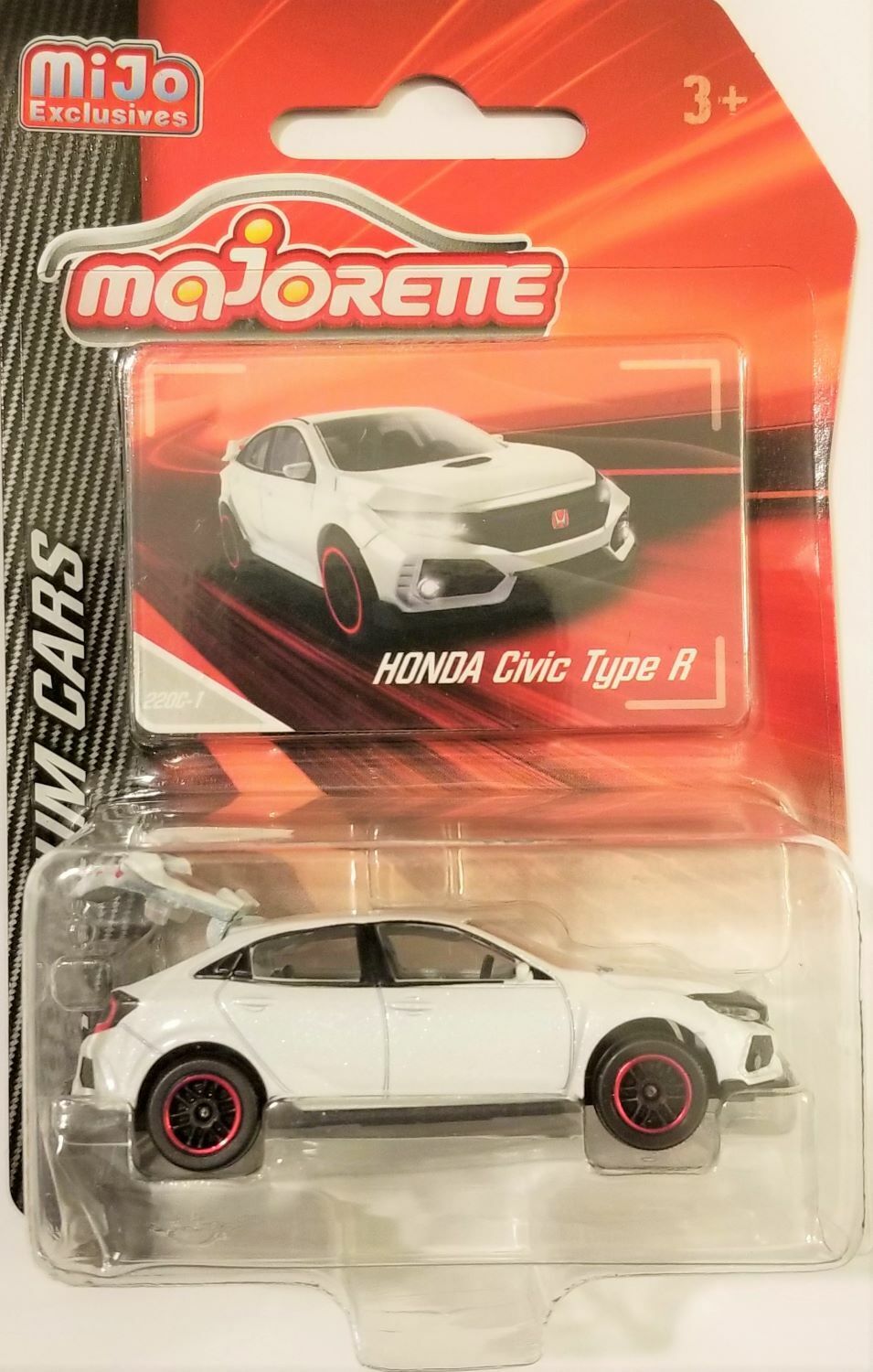 Majorette - 1:64 Premium Cars Honda Civic Type R White Majorette - 1:64 Premium Cars Honda Civic Type R White