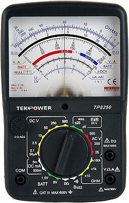 Tekpower TP8250 Analog Multimeter with NULL Middle Position 0