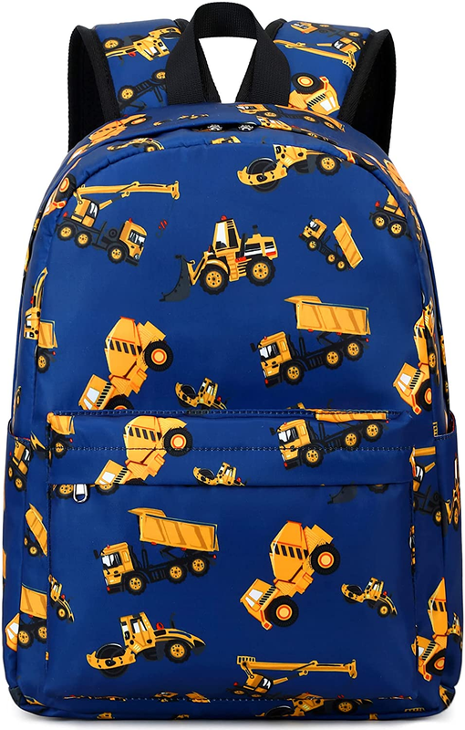 Backpack for Kids  Preschool Age 3-8 Years Blue Tractors