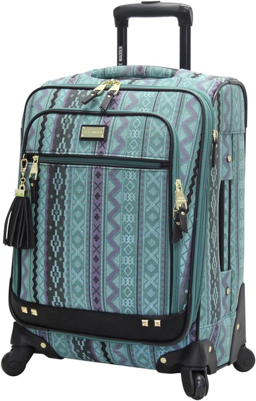 Large 28" Expandable Softside Suitcase With Spinner Wheels (