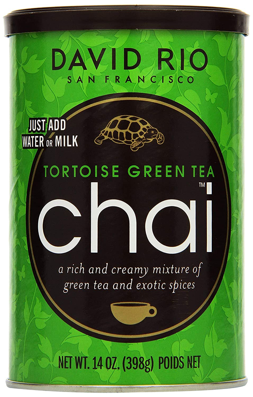 David Rio Chai Mix, Tortoise Green Tea, 14 Ounce