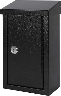 Wall-Mounted Key Drop Lock Box Automotive with Key Lock Metal Mailbox Indoor