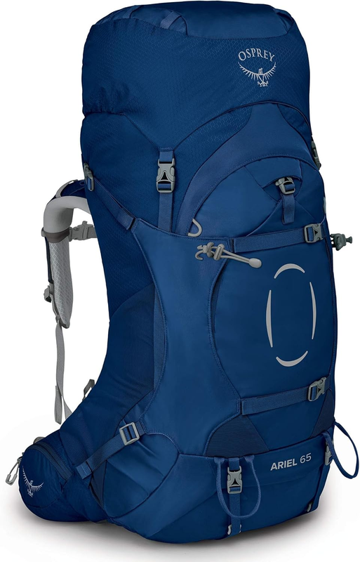 Ariel 65L Women'S Backpacking Backpack, Ceramic Blue, WXS/S