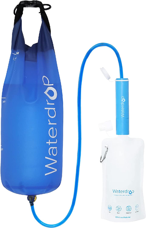 Gravity Water Filter Straw, Camping Water Filtration System, Water Purifier .