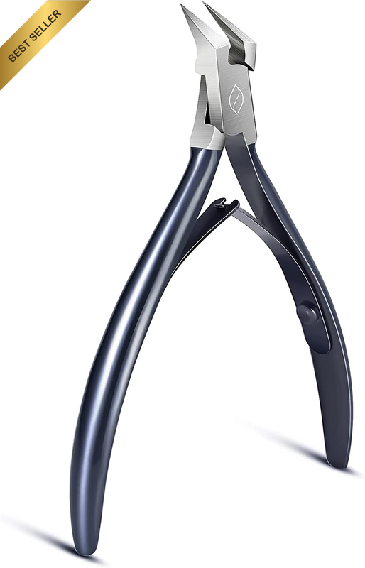 Straight Blade Toenail Clipper for Thick Ingrown Nails Wide Jaw Podiatry Tool