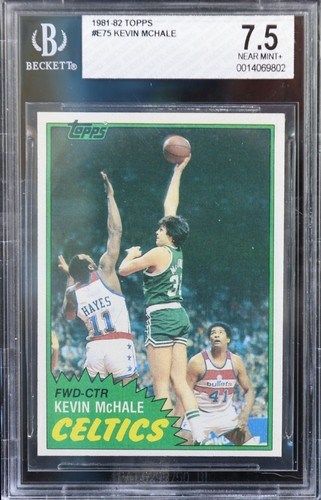 1981-82 Topps Kevin McHale East E75 Rookie RC Boston Celtics BGS 7.5 BVG