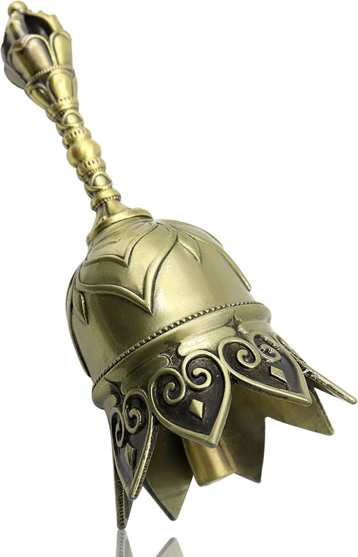 Super Loud Brass Hand Bells for Ringing at Wedding, Dinner Bell with Handle for