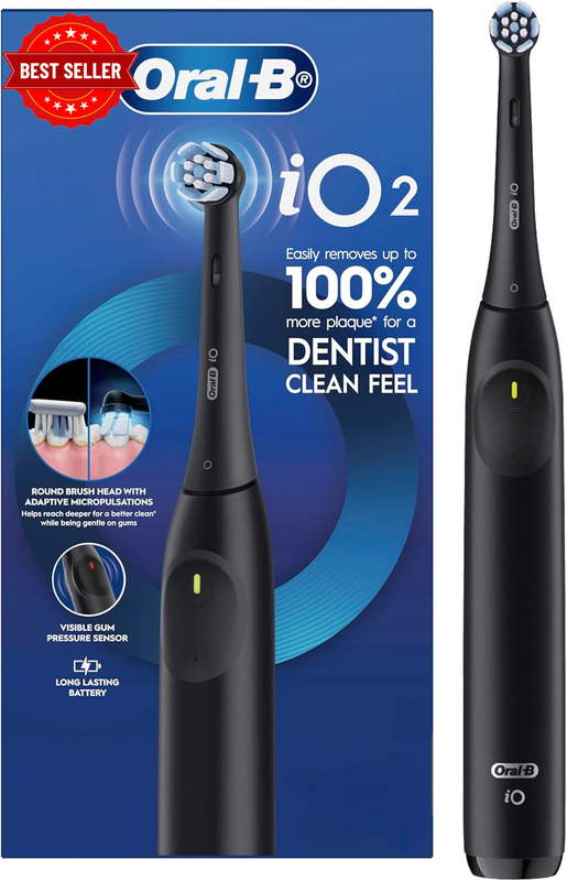 Io Series 2 Gentle Clean Electric Toothbrush, Black