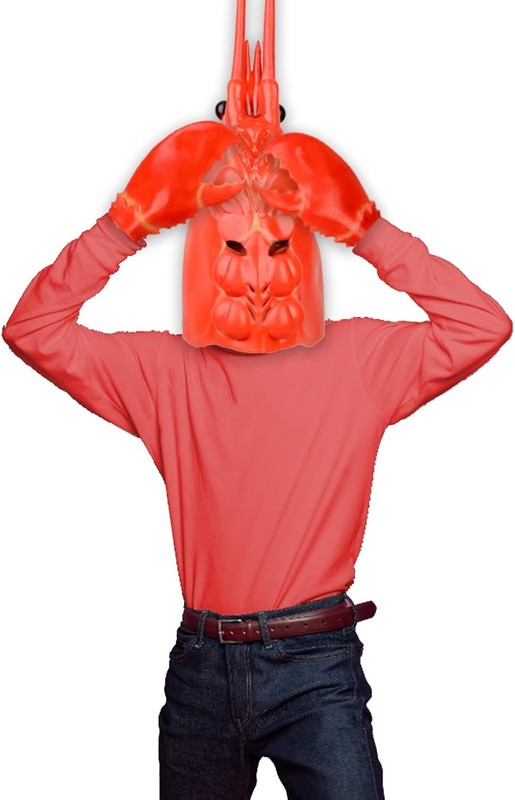 Lobster Mask Shrimp Costume Crab Costumes Lobster Crab Claws Gloves Hands Set 