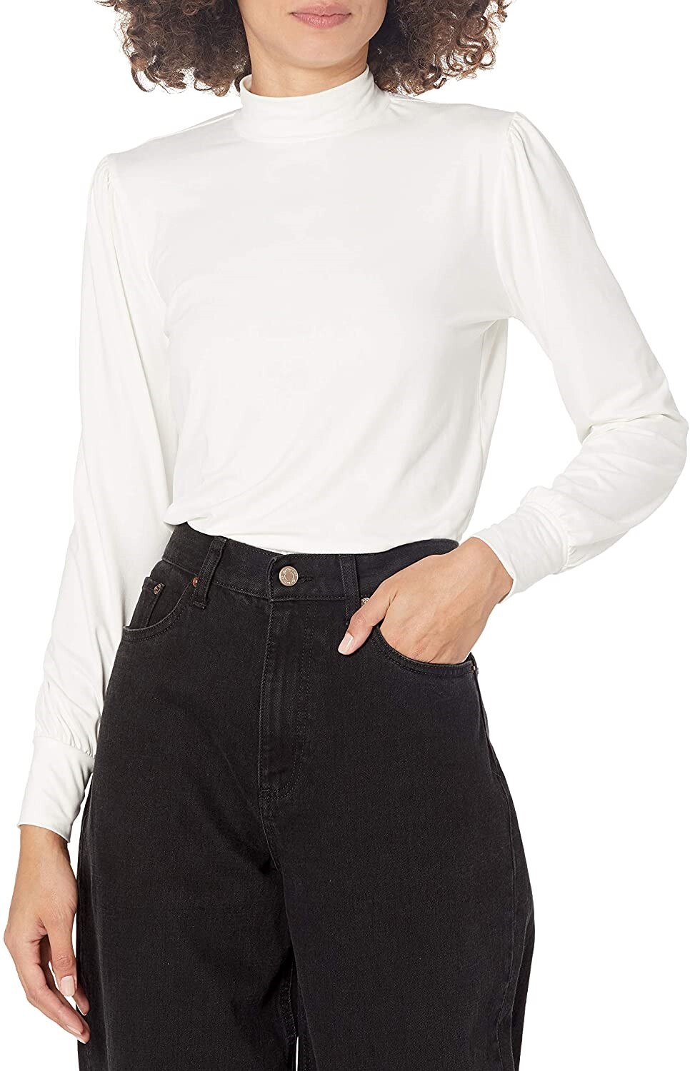 BB Dakota by Steve Madden 269901 Women's Mock Paper Scissors Top Size Large