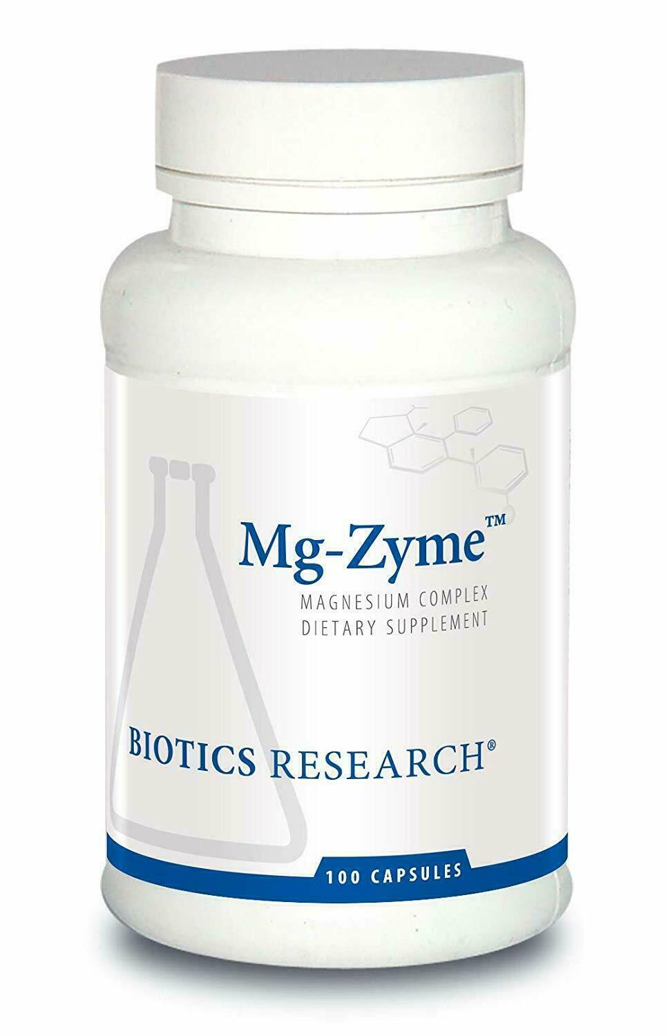 Biotics Research MgZyme Magnesium Glycinate 100 c - Improves Sleep, exp 03/2022