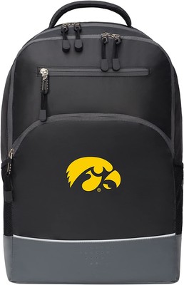  Officially Licensed NCAA Iowa Hawkeyes ''Alliance'' Backpack, Black, 19''