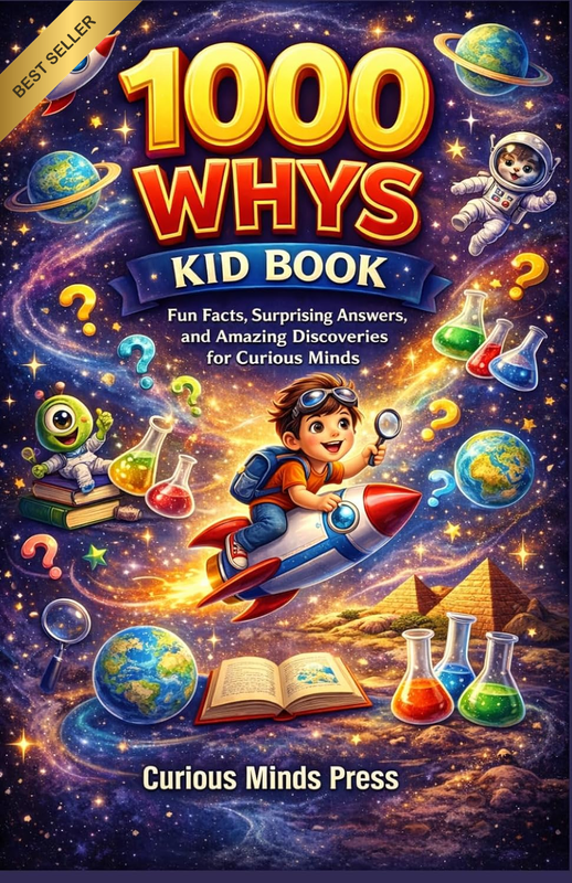 1000 WHYS KID BOOK: Fun Facts, Surprising Answers, and Amazing Discoveries for C