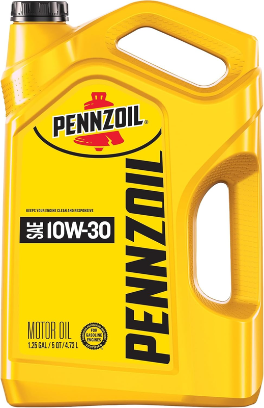 Pennzoil SAE 10W-30 Conventional Motor Oil 5 Quart Engine Oil