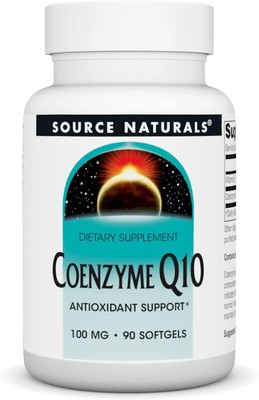 Source Naturals Coenzyme Q10 Antioxidant Support 100 mg for Heart, Brain,... 