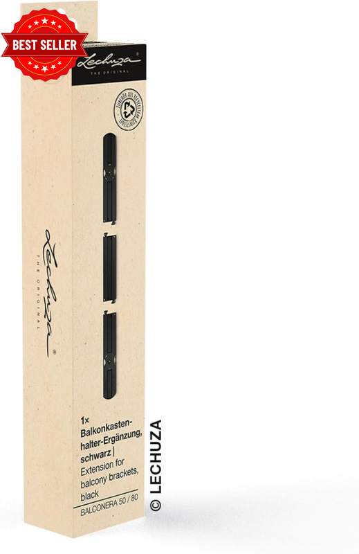 Balconera Extension for Balcony Brackets, Black